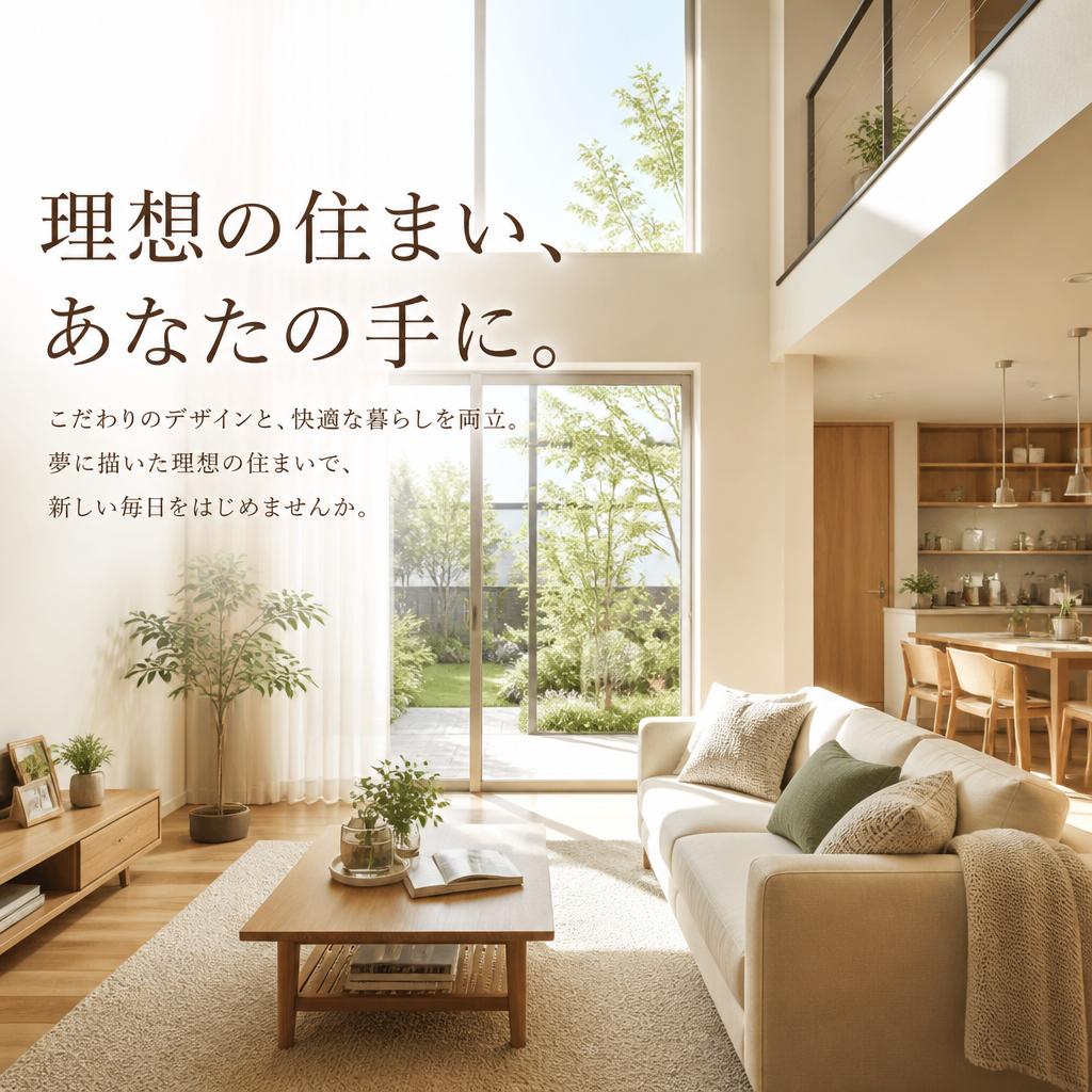 理想の住まい、あなたの手に。