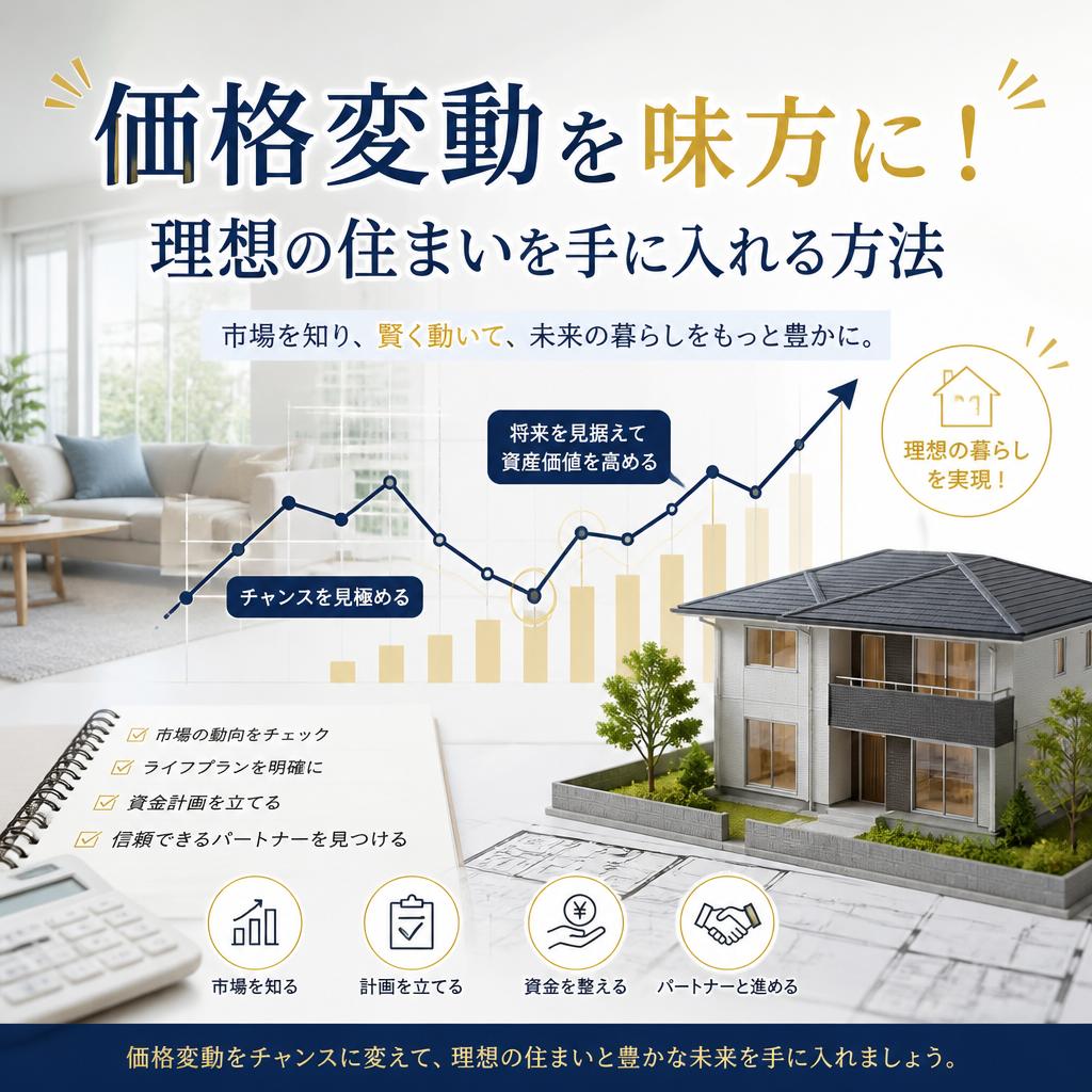 価格変動を味方に！理想の住まいを手に入れる方法