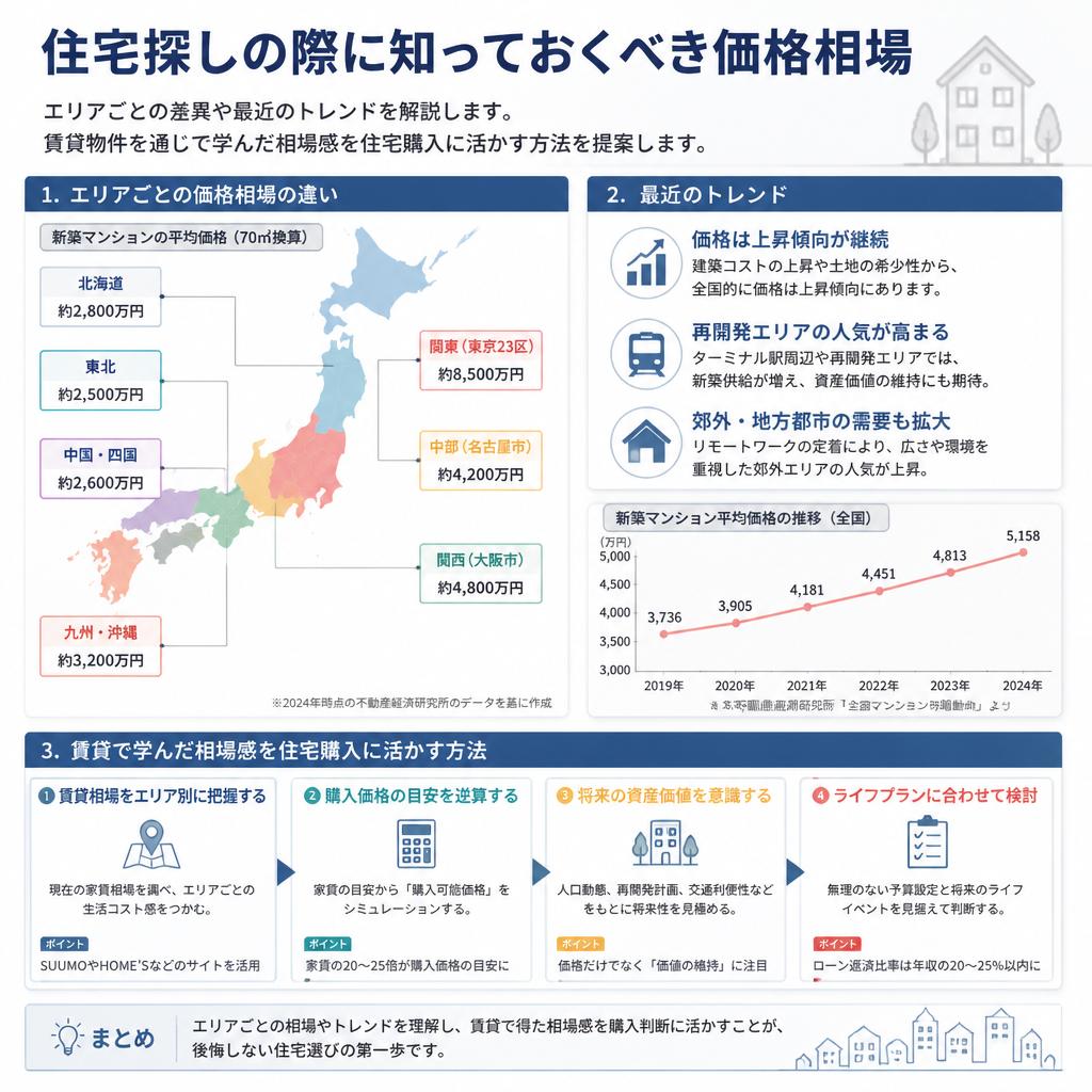 価格相場を確認する