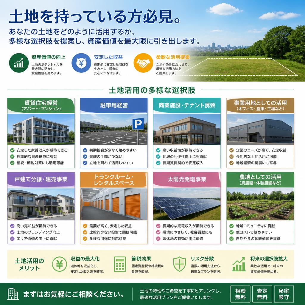 土地活用の新しい選択肢