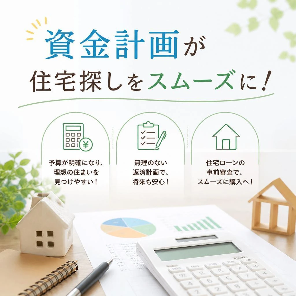 資金計画が住宅探しをスムーズに！