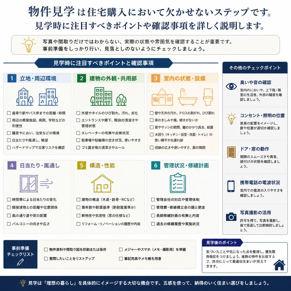 3. 物件見学でのチェックポイント