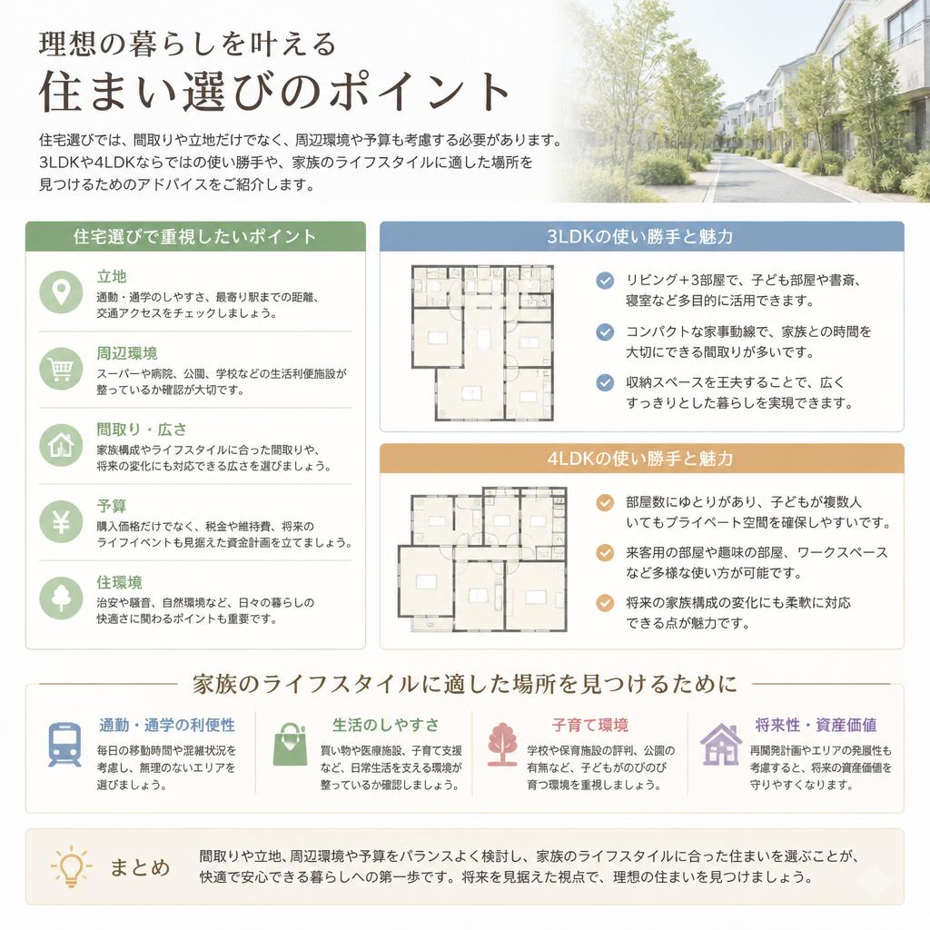 理想の物件を見つけるためのポイント