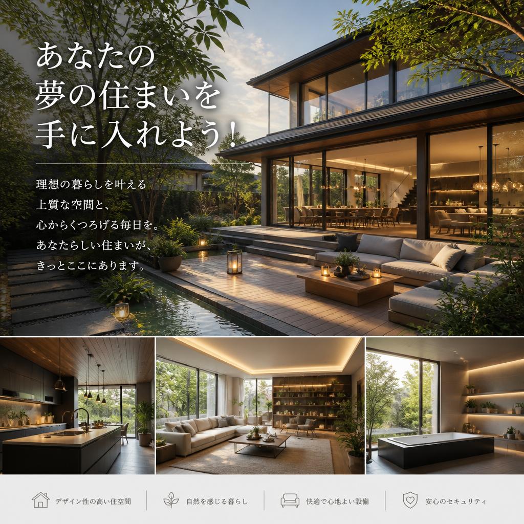 あなたの夢の住まいを手に入れよう！