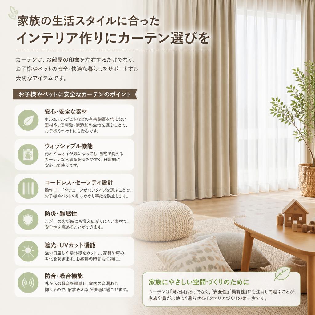 家庭環境に合わせたインテリアコーディネート