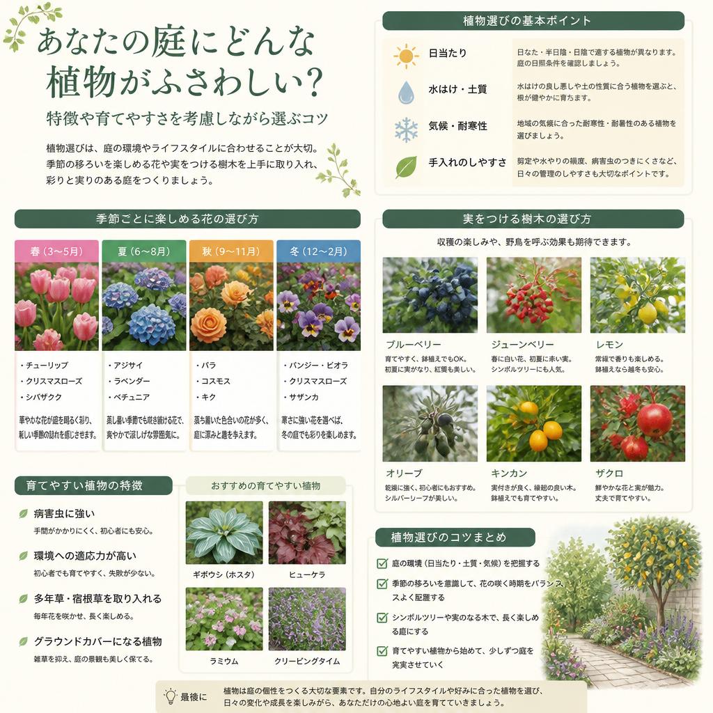 植栽の選び方