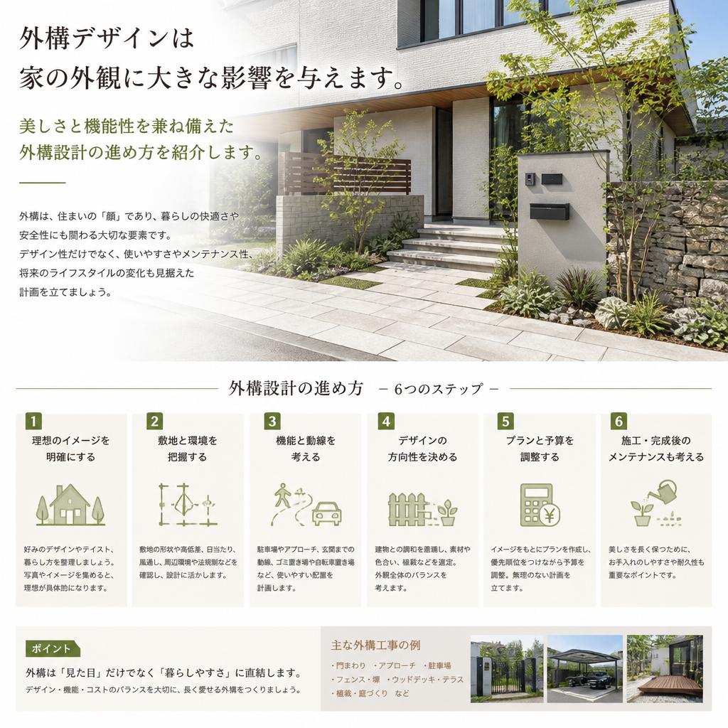 外構設計のポイント
