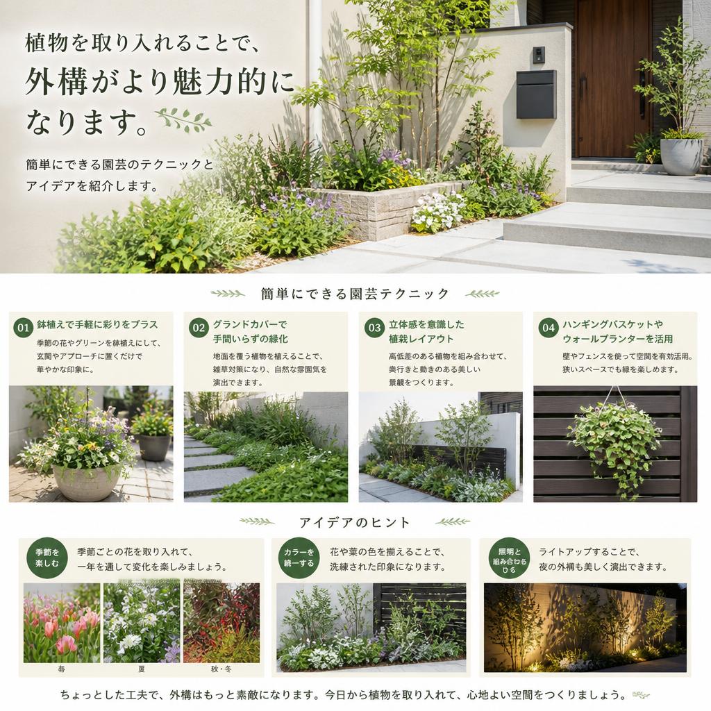 園芸で彩る住環境