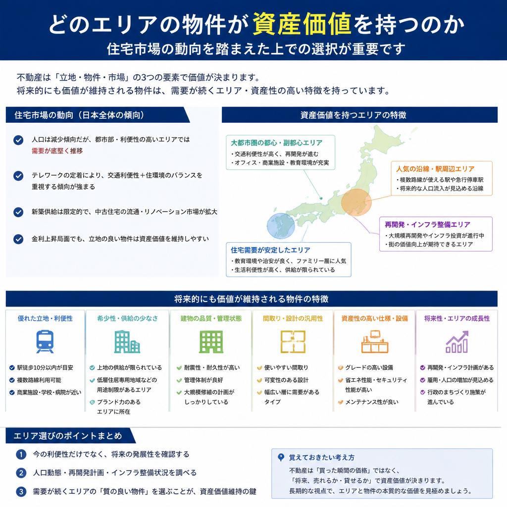 2. 資産価値を意識した住宅の選び方