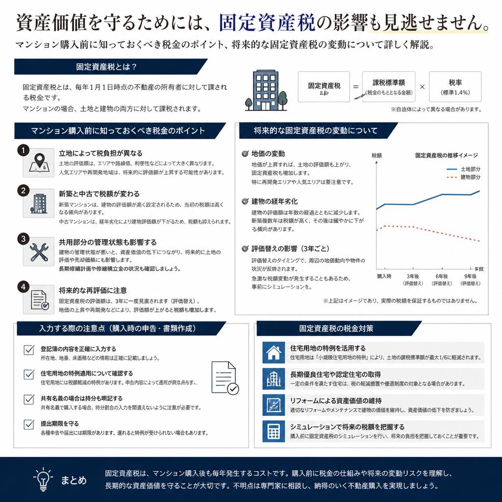 固定資産税を考慮したマンション選び