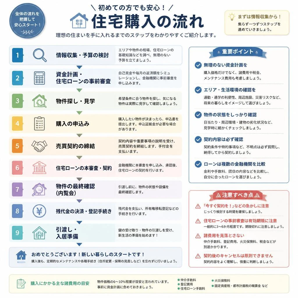 スムーズな購入手続きの流れ