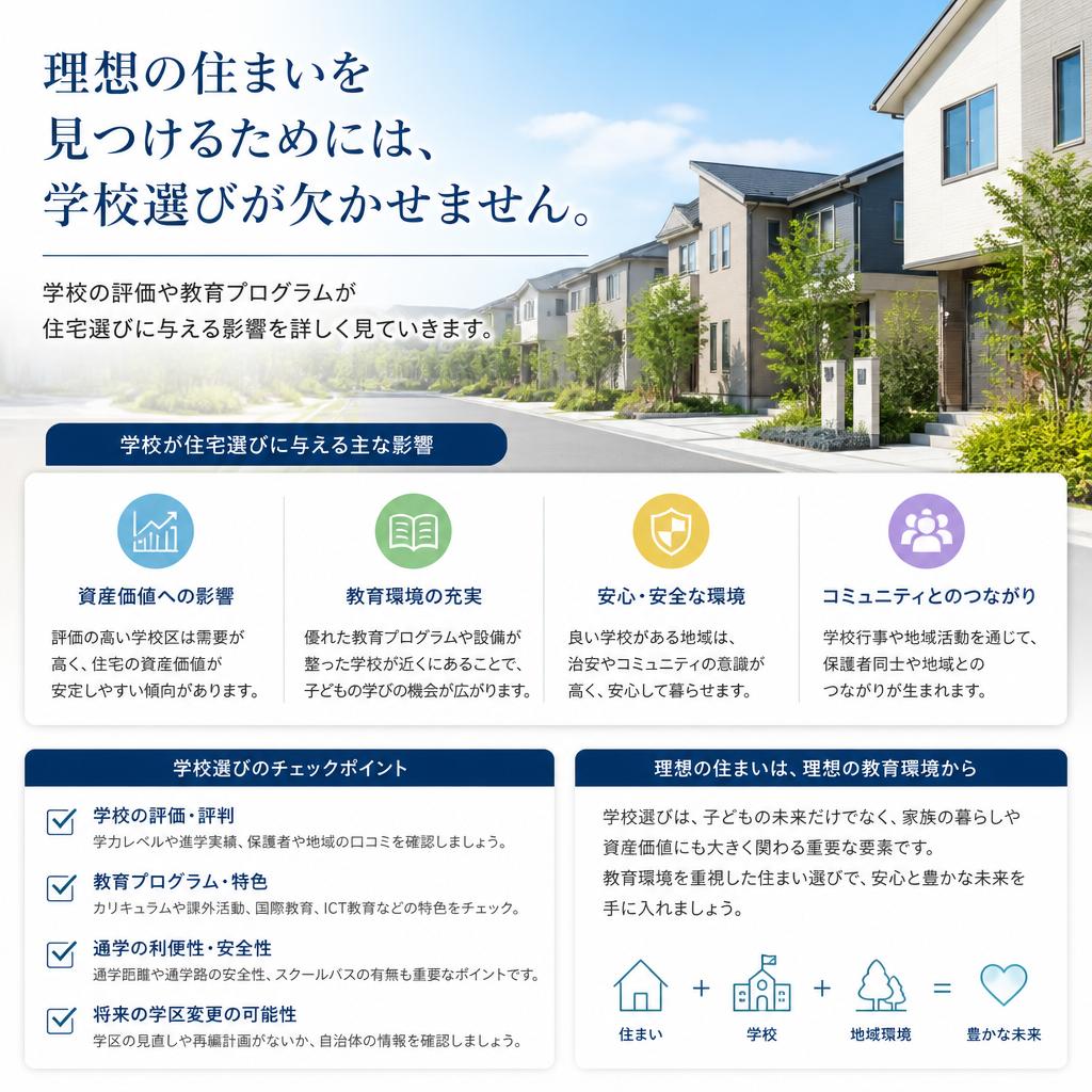 学校選びが住宅購入の決め手