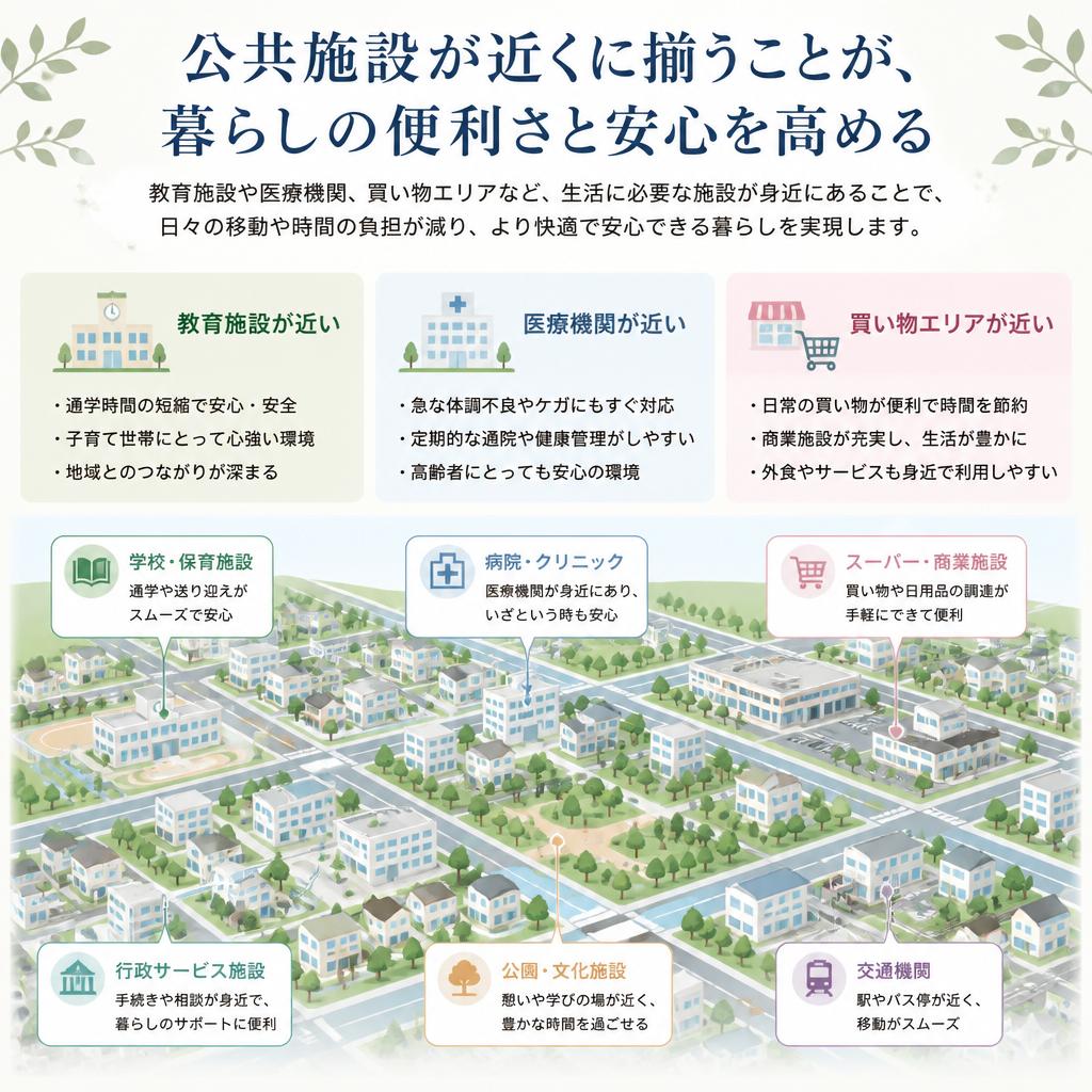 近隣環境と公共施設の充実